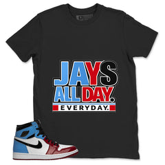 White Fearless 1s Zadago Shirt Jays All Day Everyday Graphic