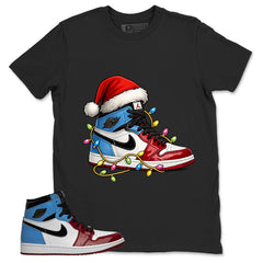 White Fearless 1s Zadago Shirt Kickmas Graphic