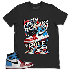 White Fearless 1s Zadago Shirt Kream Kicks Graphic
