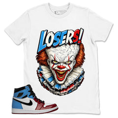 White Fearless 1s Zadago Shirt Loser IT Graphic