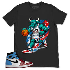 White Fearless 1s Zadago Shirt Raging Bull Graphic