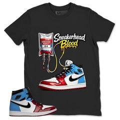 White Fearless 1s Zadago Shirt Sneakerhead Blood Graphic