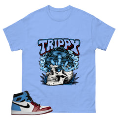 White Fearless 1s Zadago Shirt Trippy Skull Graphic