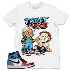 White Fearless 1s Zadago Shirt Trust None Graphic