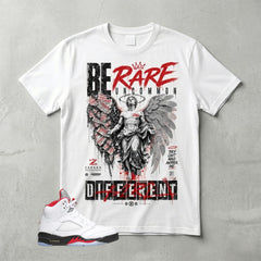 White Fire Red 5s Zadago Shirt Be Rare Uncommon Different Graphic