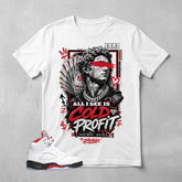 White Fire Red 5s Zadago Shirt Cold Profit Graphic