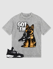 White Thunder 4s Zadago Washed T-shirt Got 'Em GS Graphic