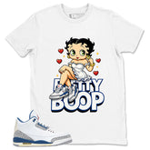 White True Blue 3s Zadago Shirt Betty Boop Graphic