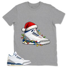 White True Blue 3s Zadago Shirt Kickmas Graphic