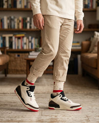 World’s Best Dad Sneaker Match Socks – Air Jordan 3 Inspired Mid-Calf Crew Socks