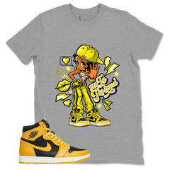 Yellow Pollen 1s Zadago Shirt Talk To The Hand Graphic