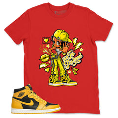 Yellow Pollen 1s Zadago Shirt Talk To The Hand Graphic