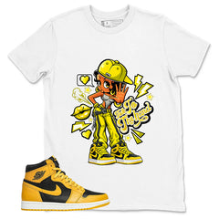 Yellow Pollen 1s Zadago Shirt Talk To The Hand Graphic