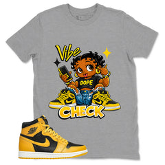 Yellow Pollen 1s Zadago Shirt Vibe Check Graphic