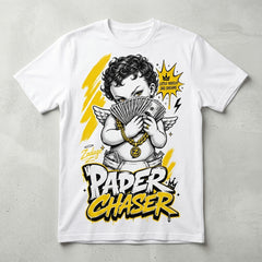 Yellow Thunder 4s Zadago Shirt Paper Chaser Little Graphic