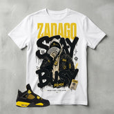 Yellow Thunder 4s Zadago Shirt Stay Busy Graphic