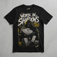 Yellow Thunder 4s Zadago Shirt Work In Shadows Graphic
