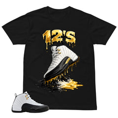 12's Dripping Shirt - Match Air Jordan 12 'Taxi'