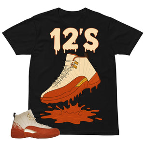 12's Dripping Shirt - Match Eastside Golf x Air Jordan 12 'Out the Mud'