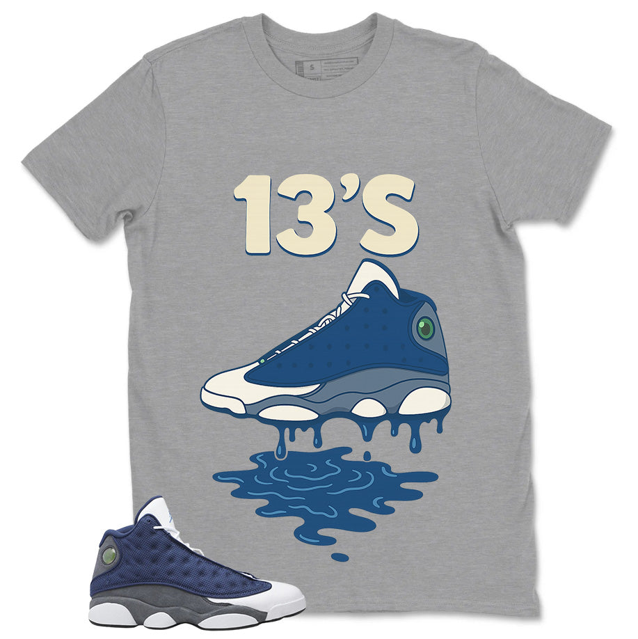 13's Dripping Shirt - Match Air Jordan 13 Flint 2020