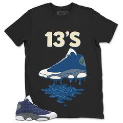 13's Dripping Shirt - Match Air Jordan 13 Flint 2020