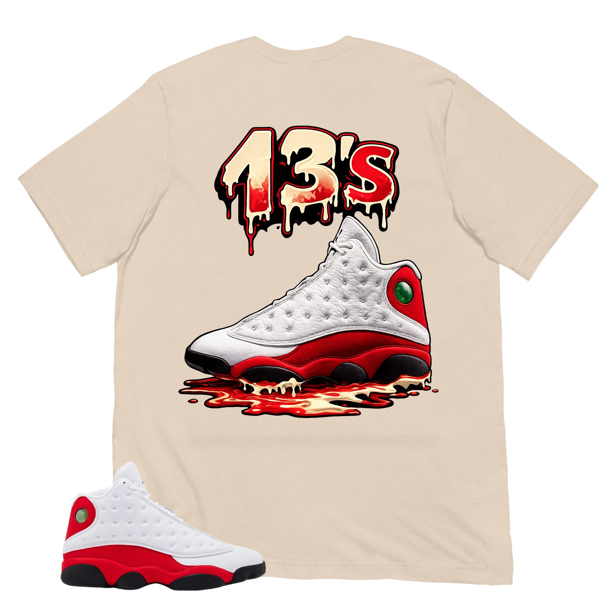13's Dripping Shirt - Match Air Jordan 13 'True Red' 2026