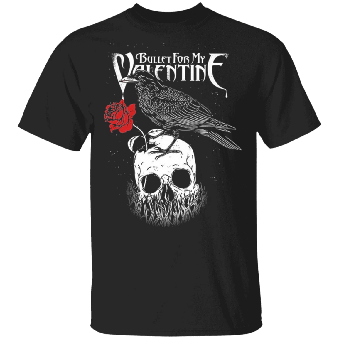 Raven Bullet For My Valentine T-Shirt Boy Valentine Shirt Men Gift Idea For Him - Zadago