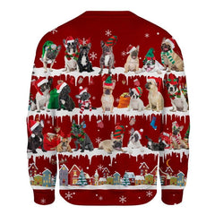 French Bulldog Christmas Sweatshirt Dog Christmas Sweater Xmas Gift For Dog Lovers - Zadago