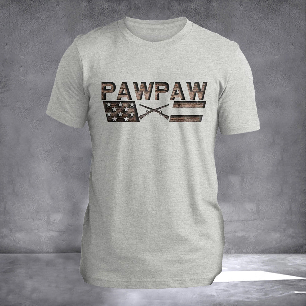 Gun Lover Pawpaw T-Shirt Fathers Day Clothes Gifts For Dad Happy Fathers Day Gifts 2026 - Zadago