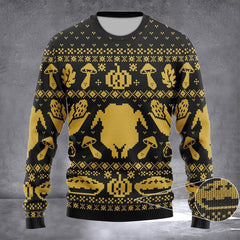 Turkey Thanksgiving Ugly Sweater Turkey Day Mens Ugly Thanksgiving Sweater Gift Ideas - Zadago