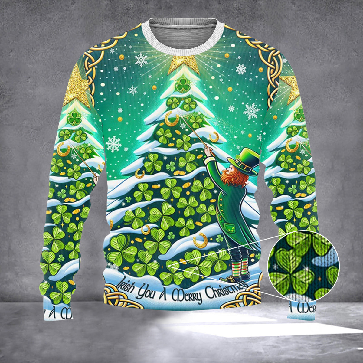 Leprechaun Irish You A Merry Ugly Christmas Sweater Irish Christmas Gifts 2026 Ideas - Zadago