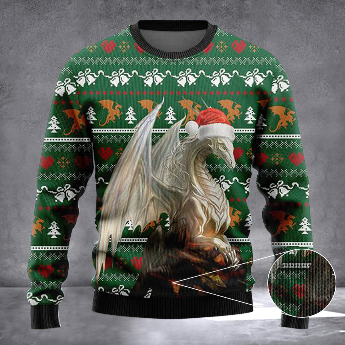 Dragon Nice Ugly Christmas Sweater 2026 Xmas Holiday Sweater Gifts For Dragon Lovers - Zadago
