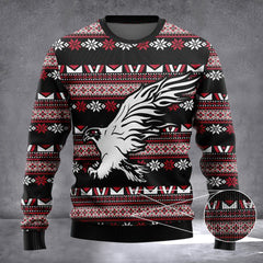 Eagle Native Ugly Christmas Sweater Merry Christmas Ugly Sweater Men Gifts - Zadago