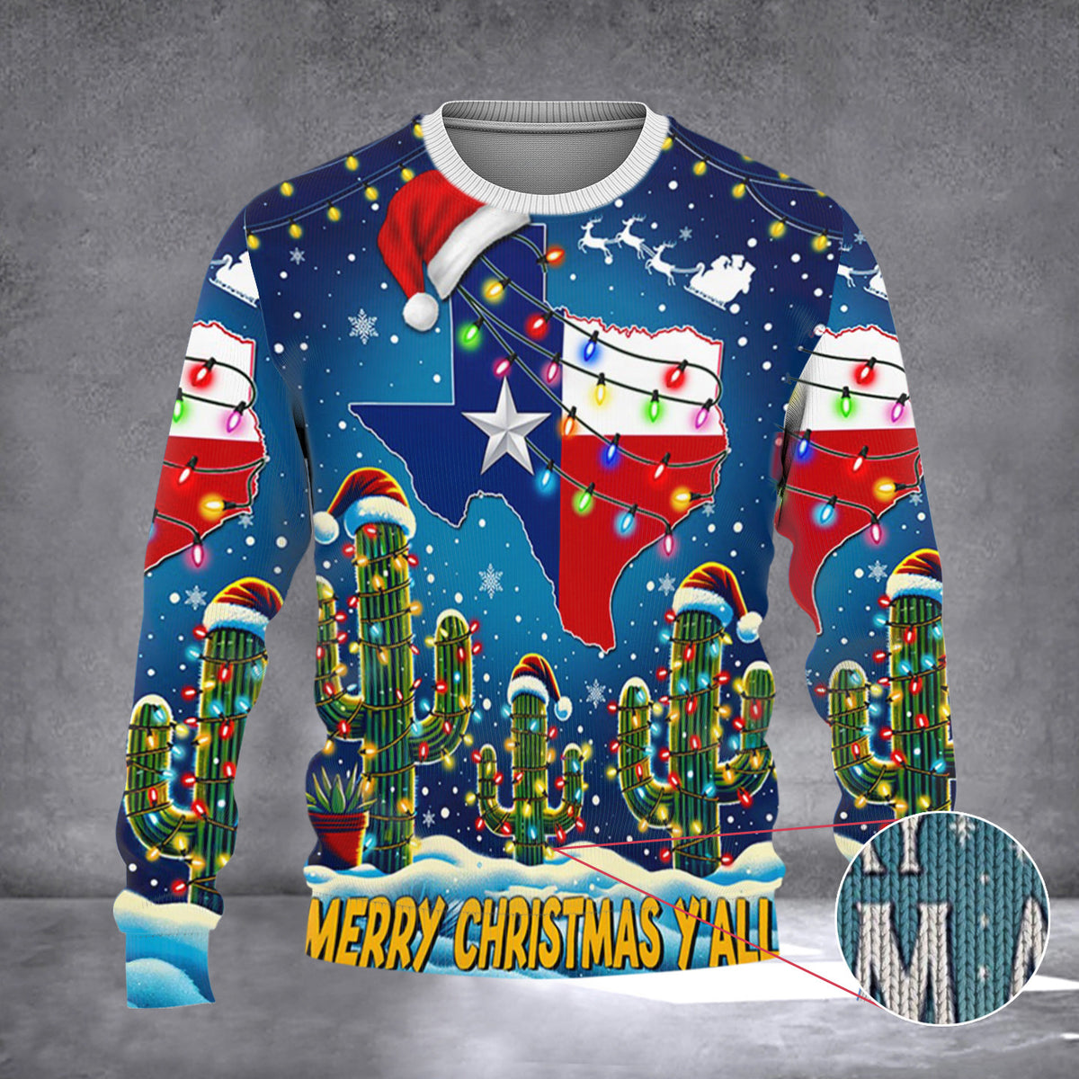 Texas Merry Christmas Y'all Sweater Texas Lovers Holiday Clothing Christmas Gift Ideas - Zadago