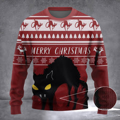 Jolakotturinn Iceland Yule Cat Ugly Christmas Sweater Best Xmas Gifts 2026 Ideas - Zadago