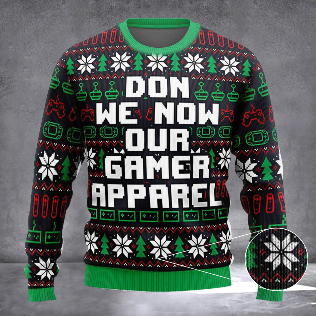 Don We Now Our Gamer Apparel Ugly Christmas Sweater Funny Christmas Gifts For Gamer - Zadago
