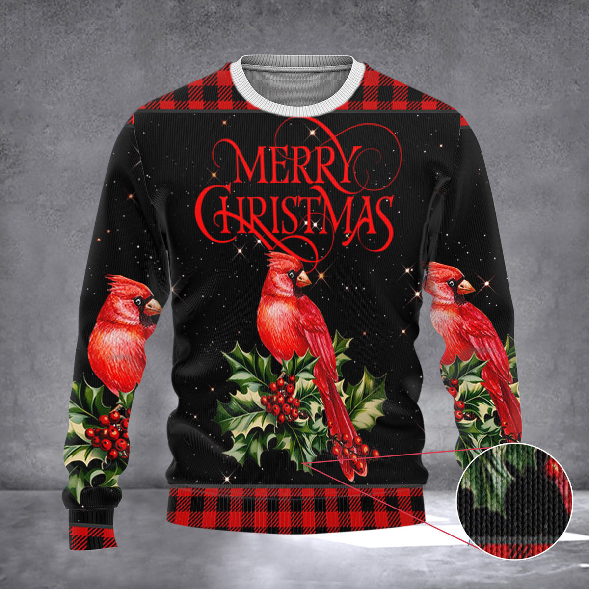 Cardinal Ugly Christmas Sweater Merry Christmas Sweater Gifts For Xmas 2026 - Zadago