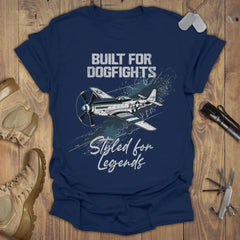 Built For Dogfights Styled For Legends Shirt Fathers Day Presents - Zadago