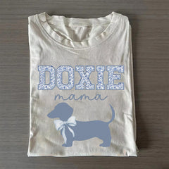Doxie Mama T-Shirt Dachshund Cute Wiener Dog Dachshund Mother's Day Gifts For Mom - Zadago