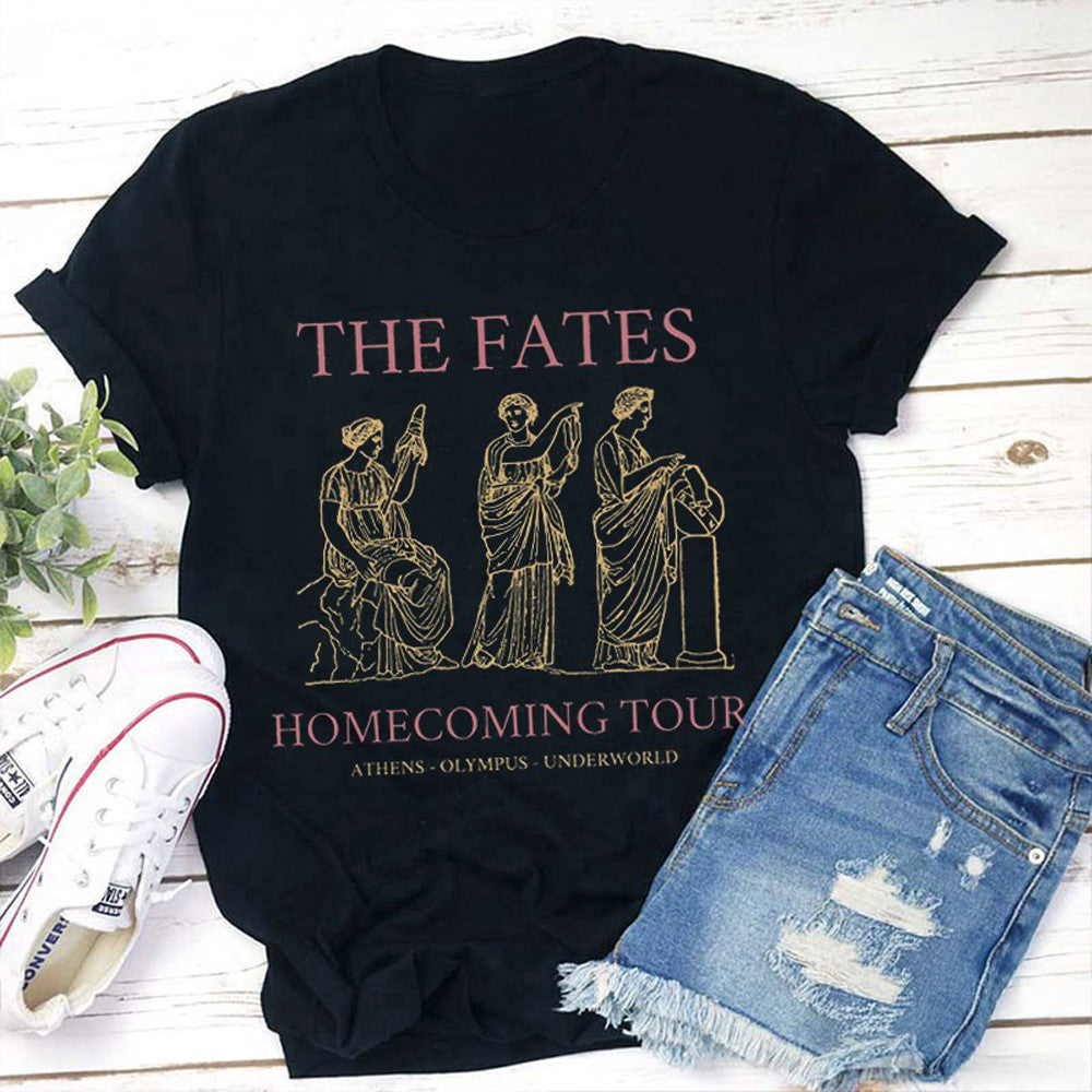 The Fates Homecoming Tour T-Shirt Athens Olympus Underworld Mythology T-Shirts - Zadago