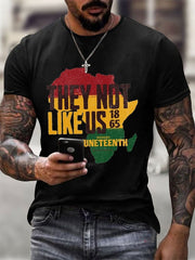 Juneteenth Print T-Shirt Freedom Day Shirt Best Gift For African American Heritage Celebration - Zadago
