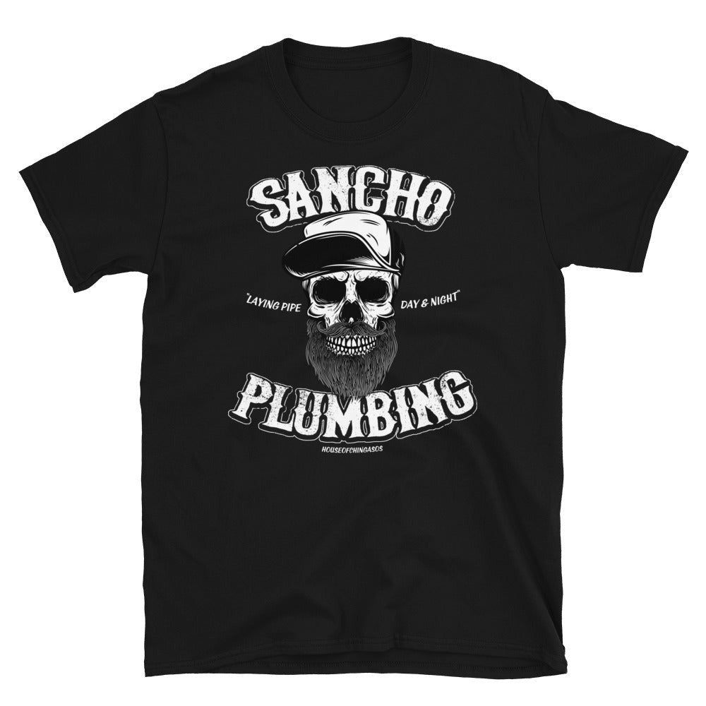 Sancho Plumbing Co Vintage Greaser T-Shirt Gift Ideas For Son - Zadago