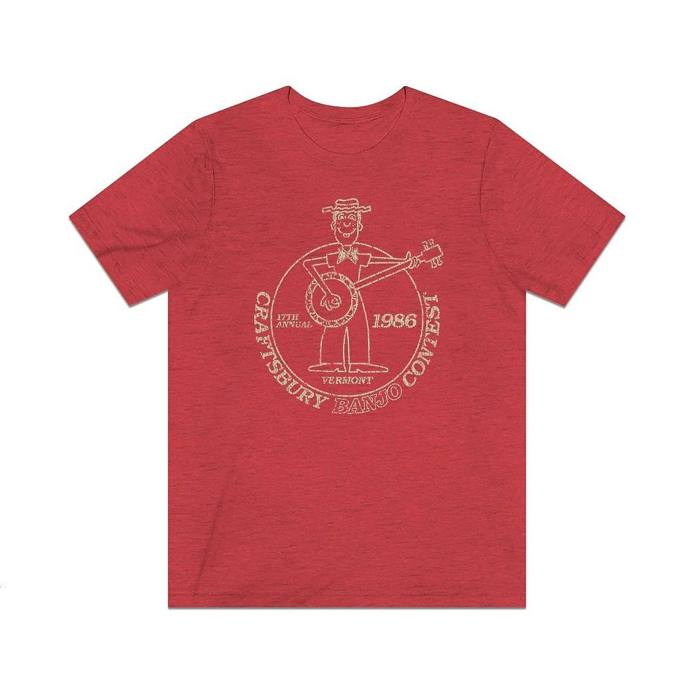 Craftsbury Banjo Contest 1986 Vintage T-Shirt Birthday Ideas For Husband - Zadago