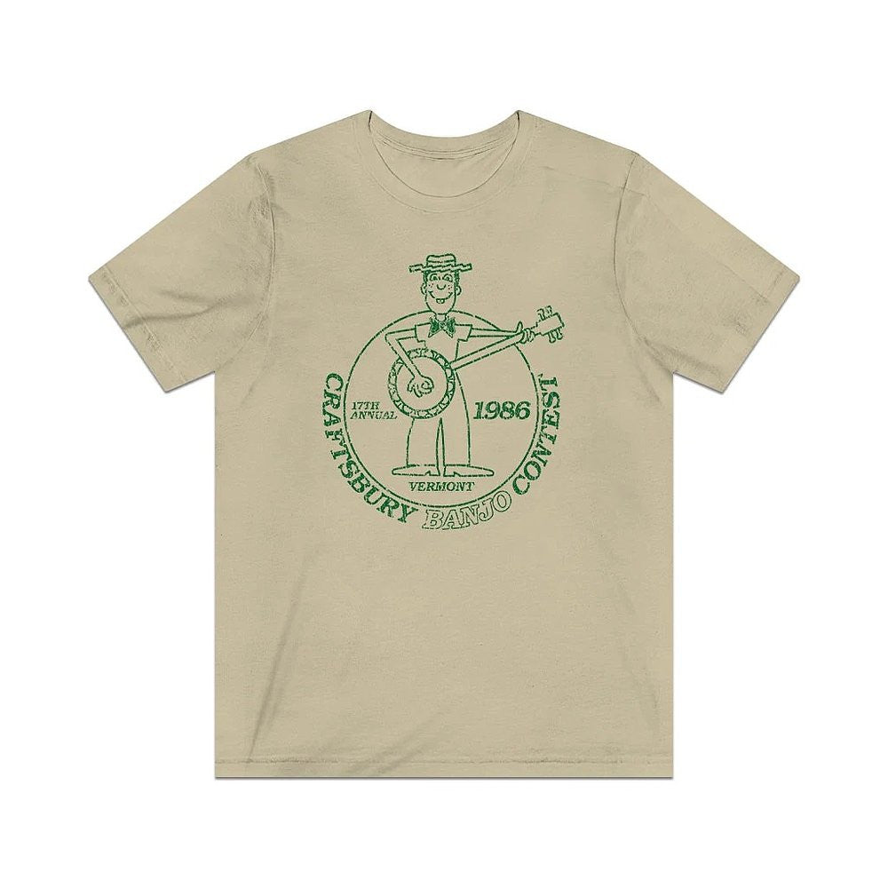 Craftsbury Banjo Contest 1986 Vintage T-Shirt Birthday Ideas For Husband - Zadago
