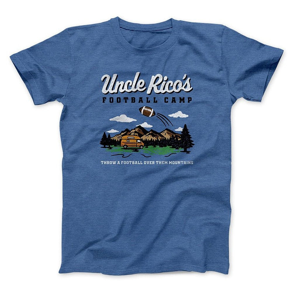 Uncle Ricos Football Camp T-Shirt Funny Napoleon Dynamite Tees Gifts For Dudes - Zadago