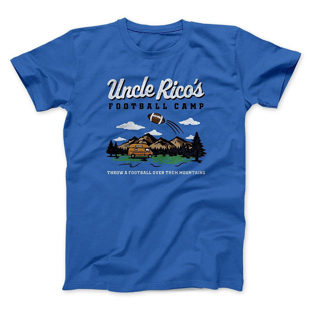 Uncle Ricos Football Camp T-Shirt Funny Napoleon Dynamite Tees Gifts For Dudes - Zadago