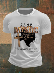 Camp Mystic Strong Than The Storm T-Shirt Men's Faith Shirt Gifts For Husband - Zadago
