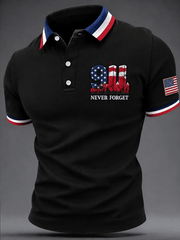 911 We Will Never Forget Polo Shirt 25th Anniversary Clothes Birthday Gifts Ideas For Him