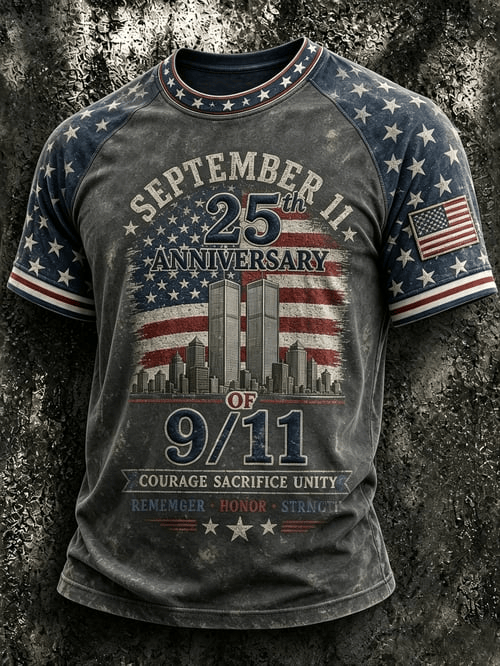 We Will Never Forget T-Shirt 25 Years Of Remembrance Merch Gifts For My Husband