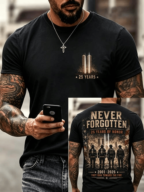 We Will Never Forget T-Shirt United In Remembrance 25 Years Of Remembrance Merch Present